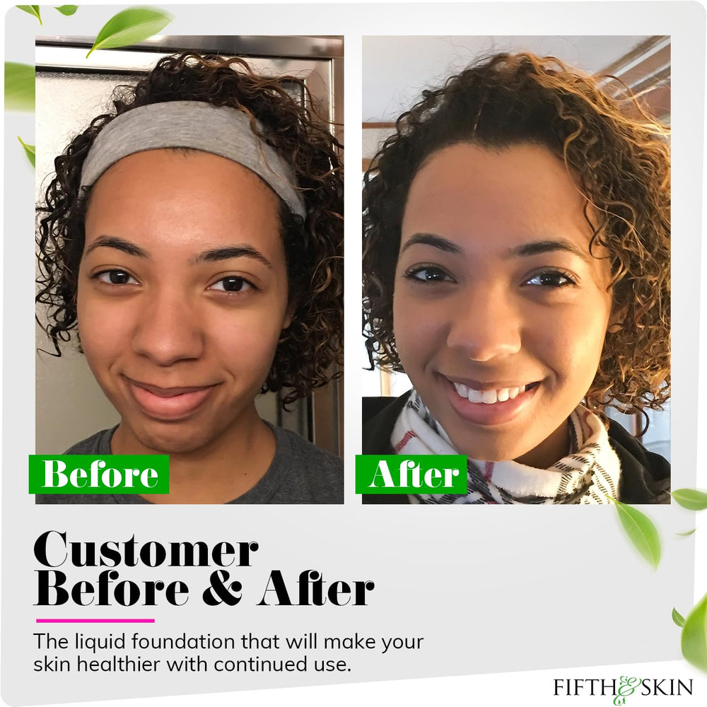 Dewy look with natural light reflection minimizes fine lines