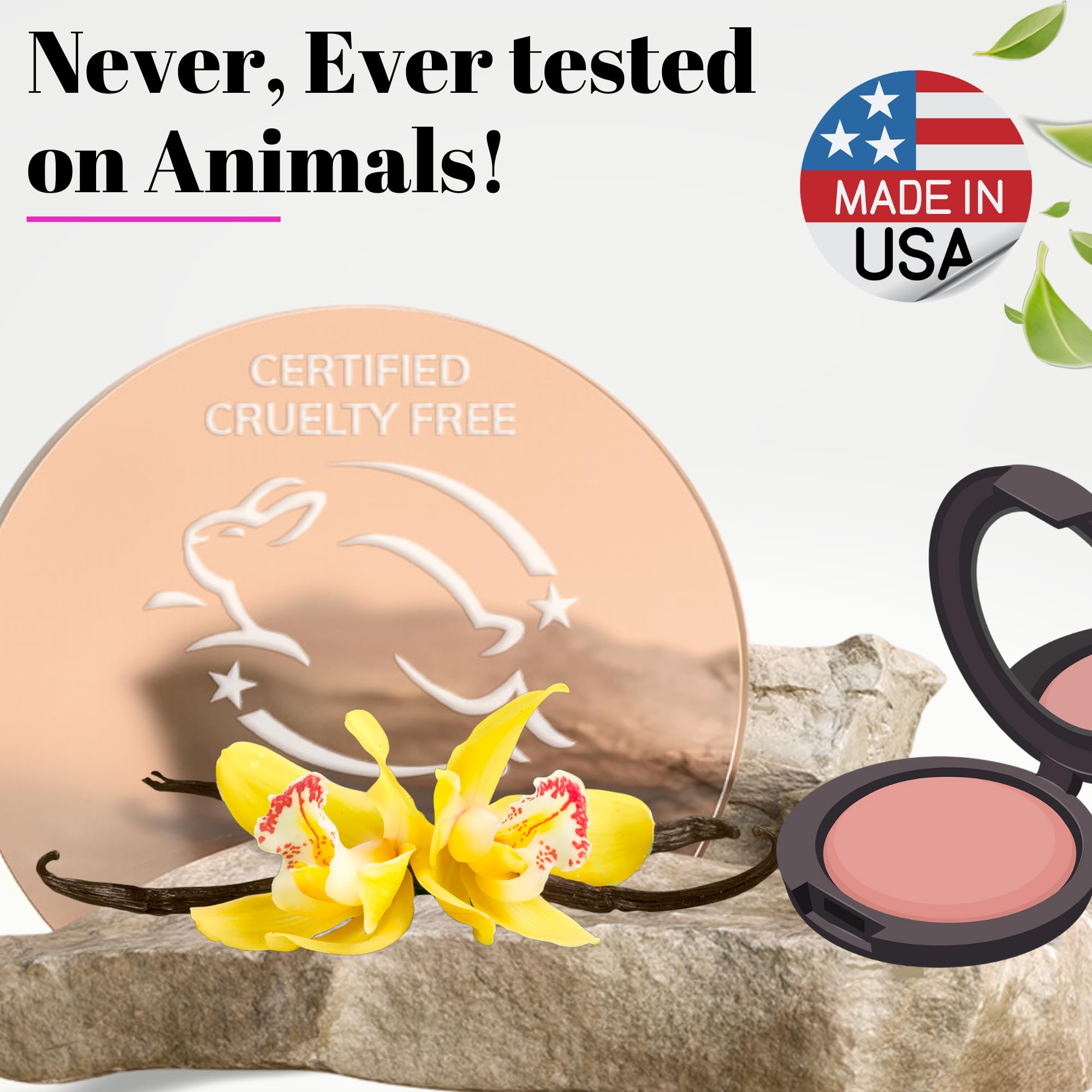 Fifth & Skin PETAL swatch on skin demonstrates buildable color