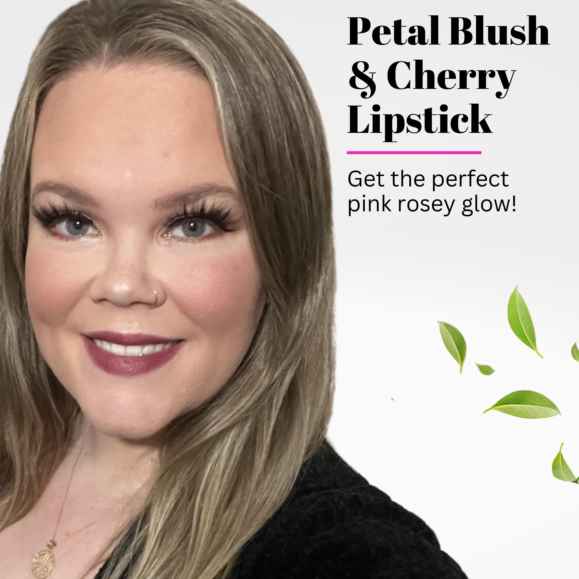 Fifth & Skin PETAL blush texture and silky finish close-up