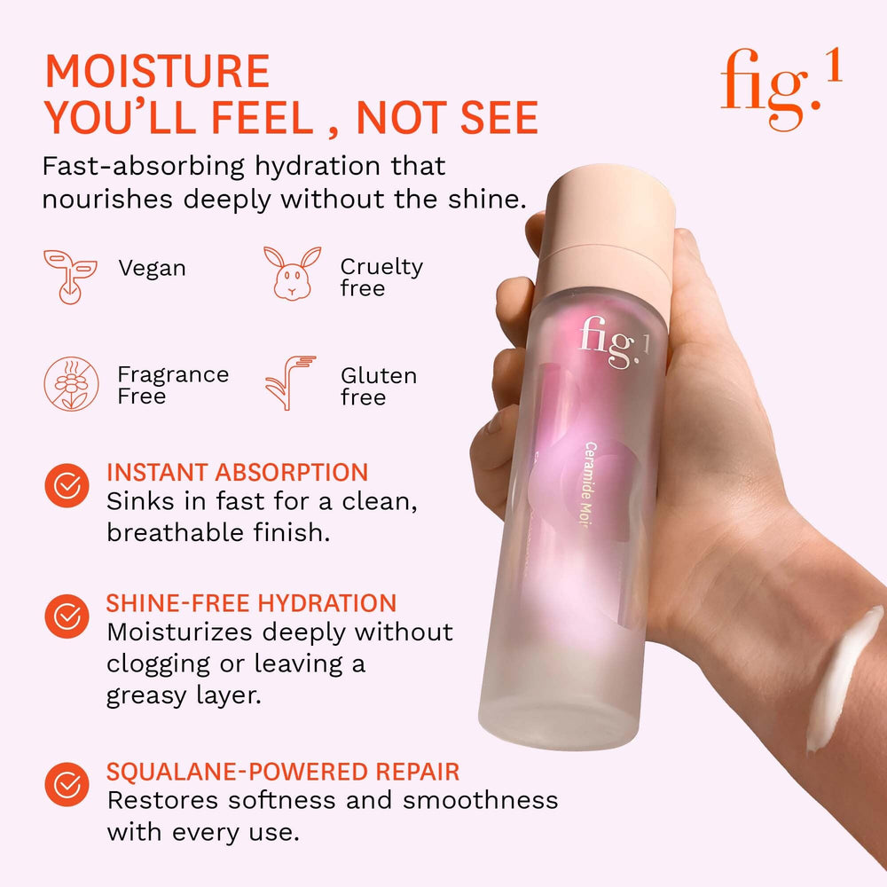 Fig.1 Ceramide moisturizer ingredients with peptides supporting skin resilience