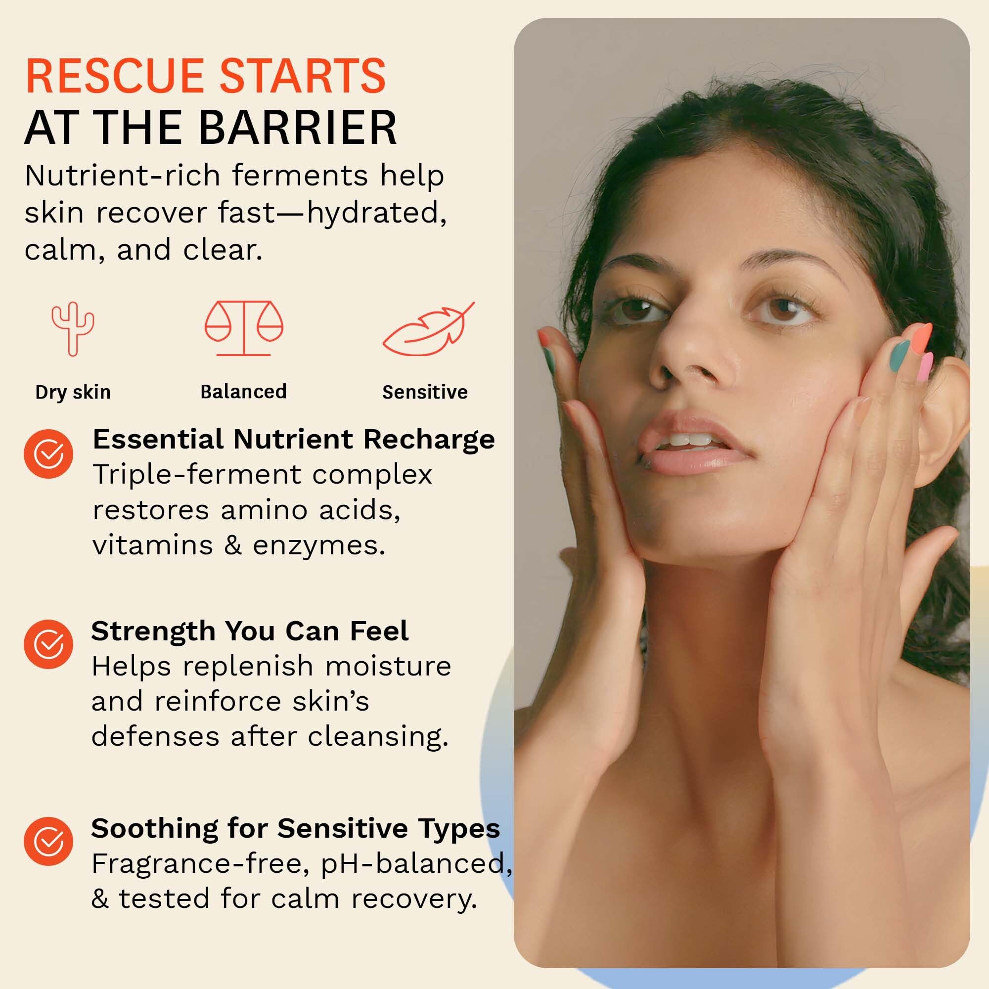 Fig.1 Hydrating Toner refill outer glass demonstrates premium packaging.
