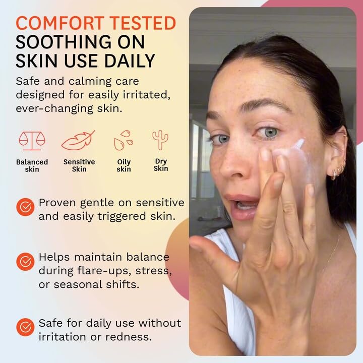 Fig.1 swatch on skin shows sheer, fragrance-free coverage.