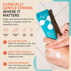 Fig.1 Retinol Body Serum texture-application shot suggests gentle resurfacing for even tone.