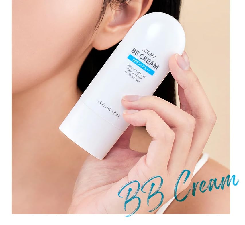 Fiico BC233 BB Cream being applied with fingers for seamless blend.