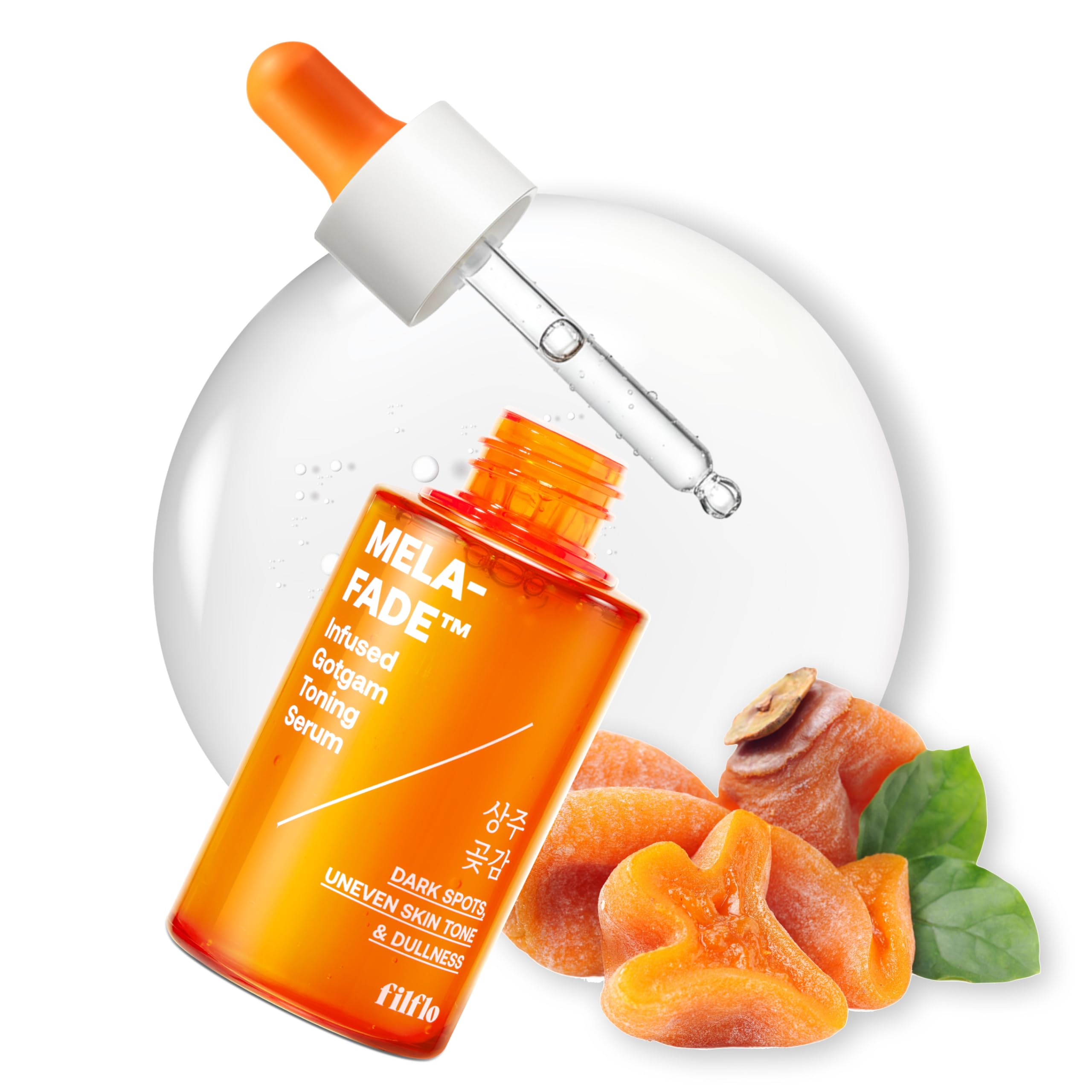 FILFLO Mela-fade Gotgam Serum bottle with premium packaging for hydration