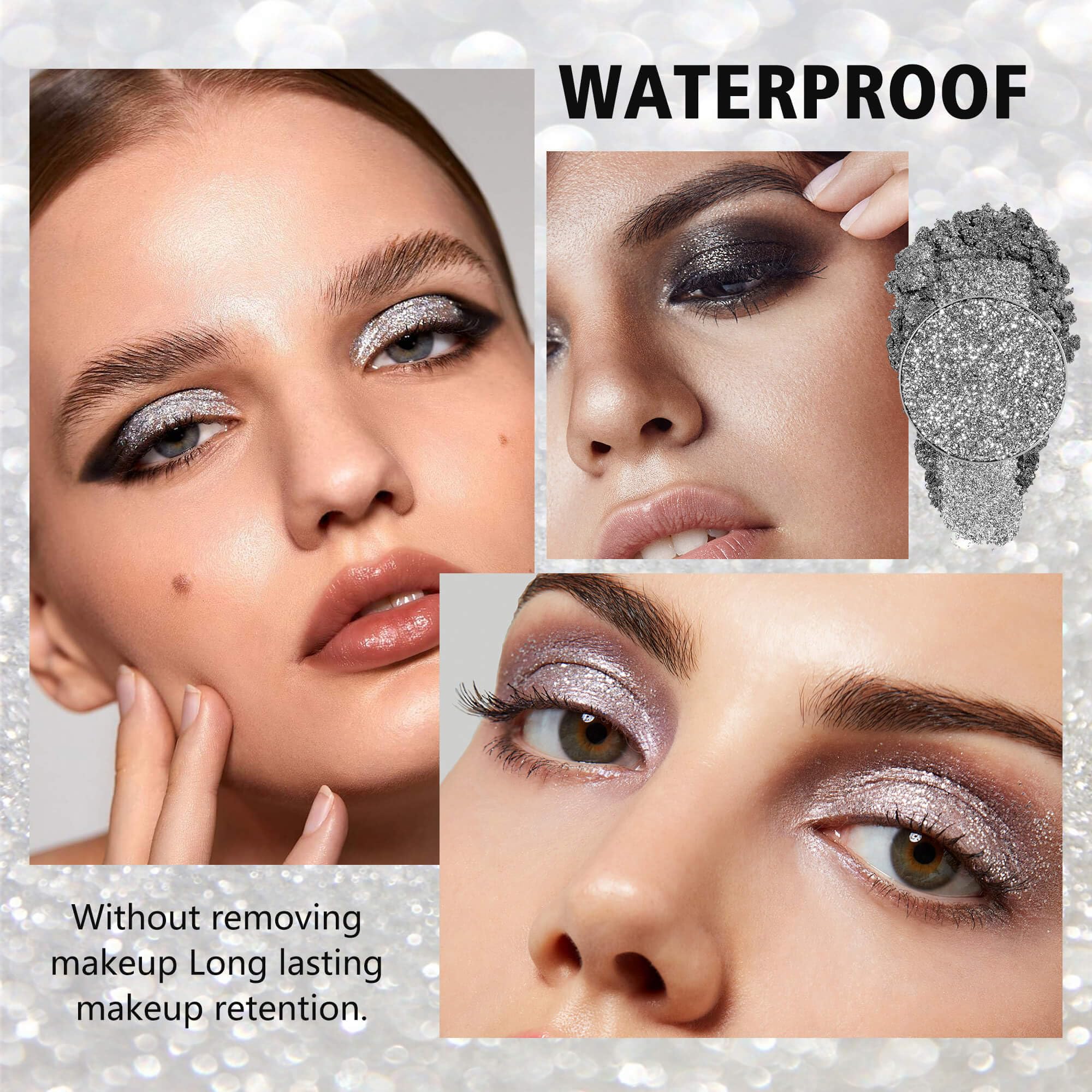 Fillwie Chunky Glitter pink face for festival-grade glow and texture.