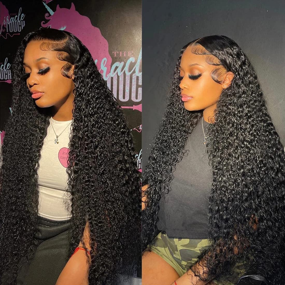 Filrku 13x4 frontal allows various parting styles.
