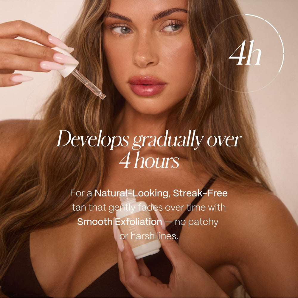 Filter by Molly-Mae drops moisturizer mix applied to skin.