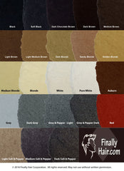 Finally Hair color chart in natural sunlight helps choose shade that blends.
