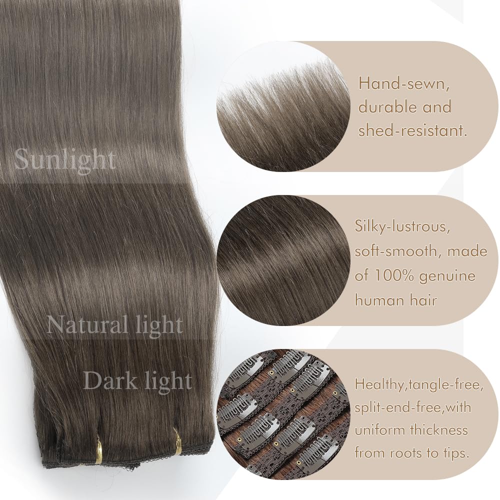 FINATA heat-friendly clip-ins can be curled or straightened
