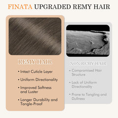 FINATA scalp-safe clips with silicone padding prevent pulling