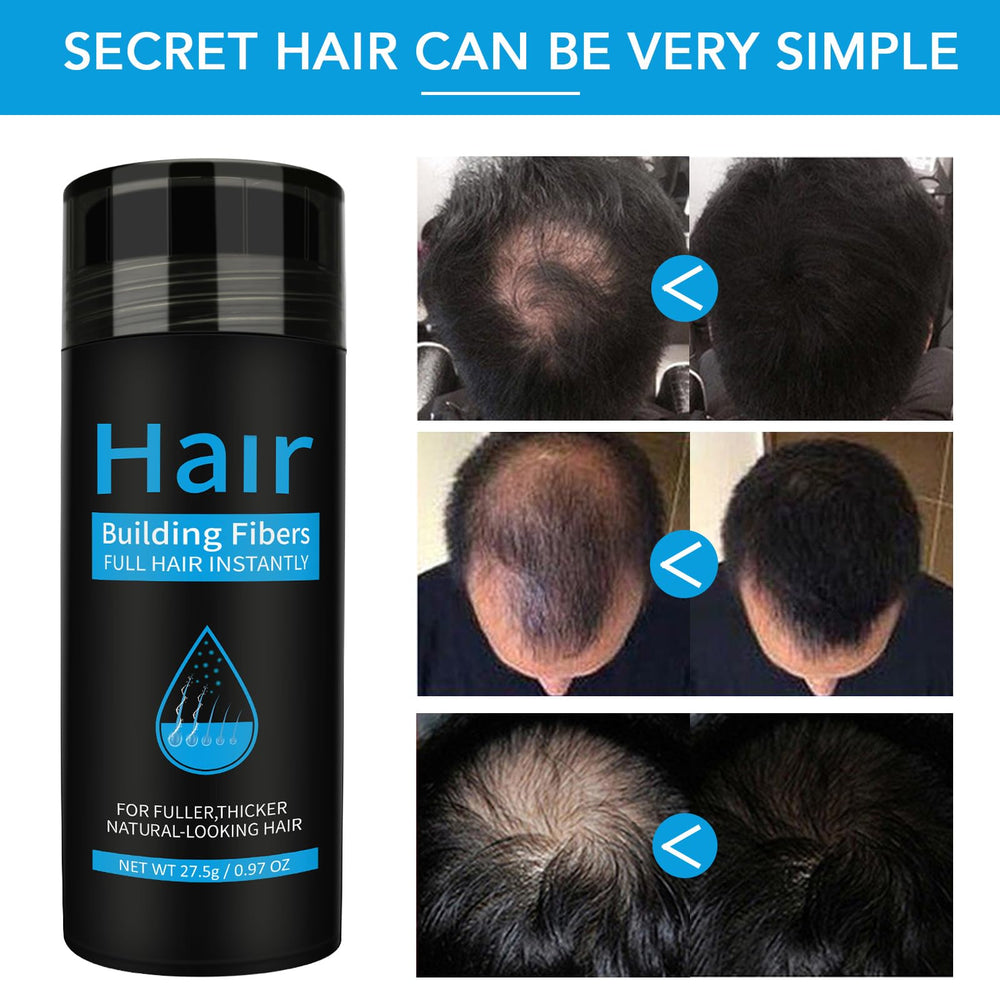 Find Back Hair Fibers Dark Brown lightweight-application comfortable to wear