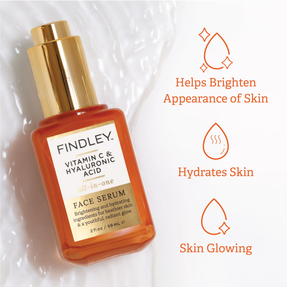 Findley serum applied on skin demonstrates smoothing and hydration