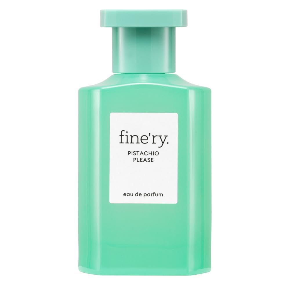 Fine'ry Pistachio Please bottle shows a long-lasting gourmand fragrance for daily wear