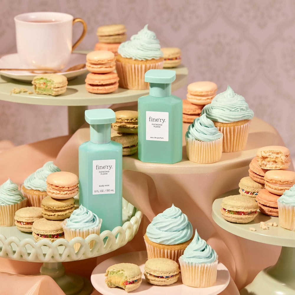 Fine'ry Pistachio Please scent profile highlights pistachio, vanilla and almond notes for a rich mood