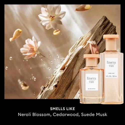 Fine'ry Without a Trace applied to the wrist for all-day subtle fragrance.