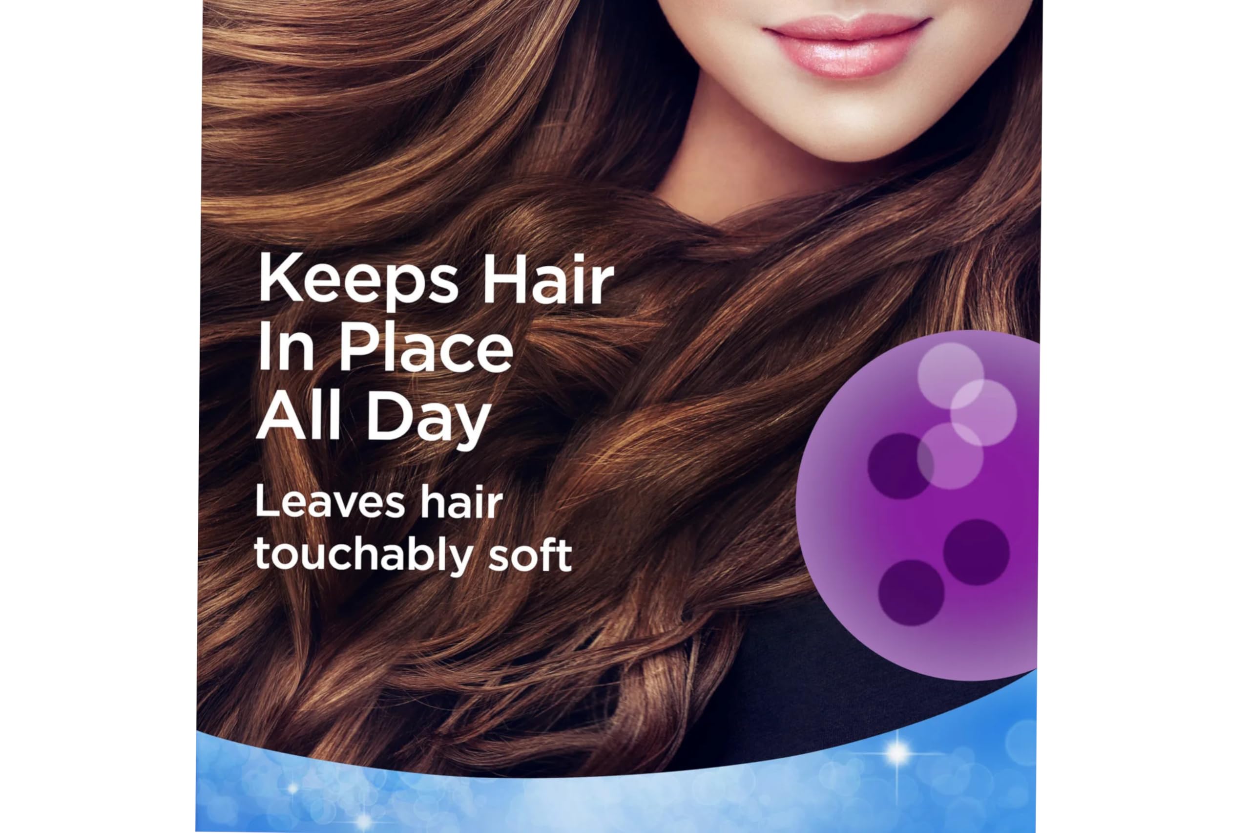 FINESSE easy-style hairspray bottle enables quick touch-ups and defined shape.