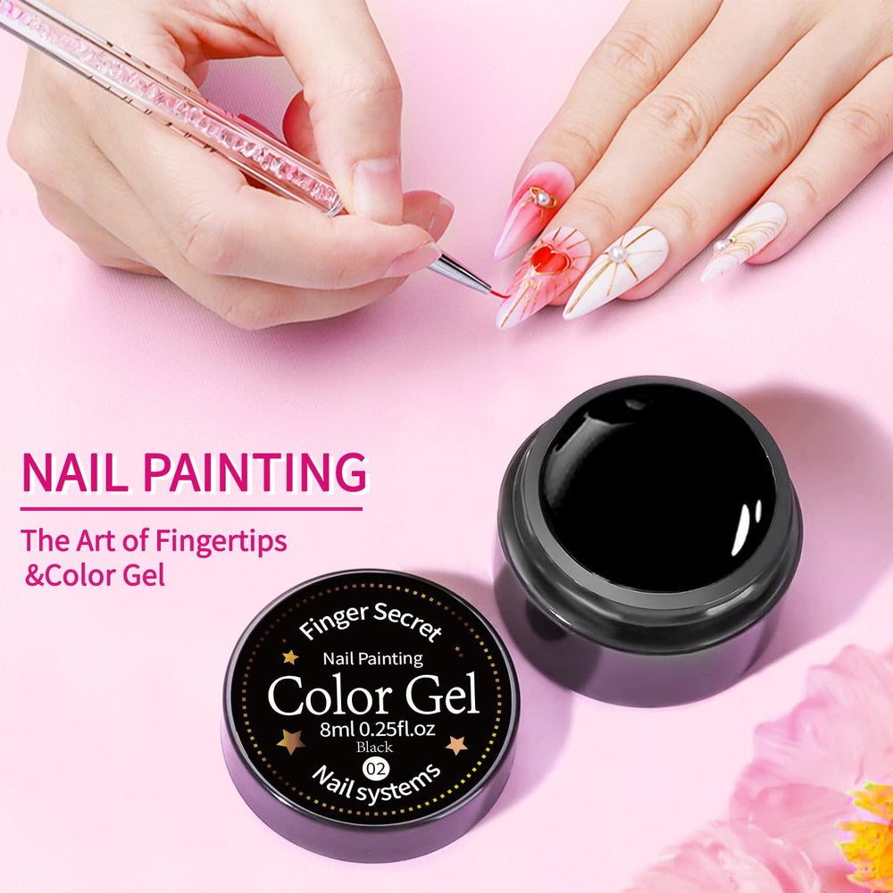 Finger Secret base coat, top coat, and Magic Mirror finish