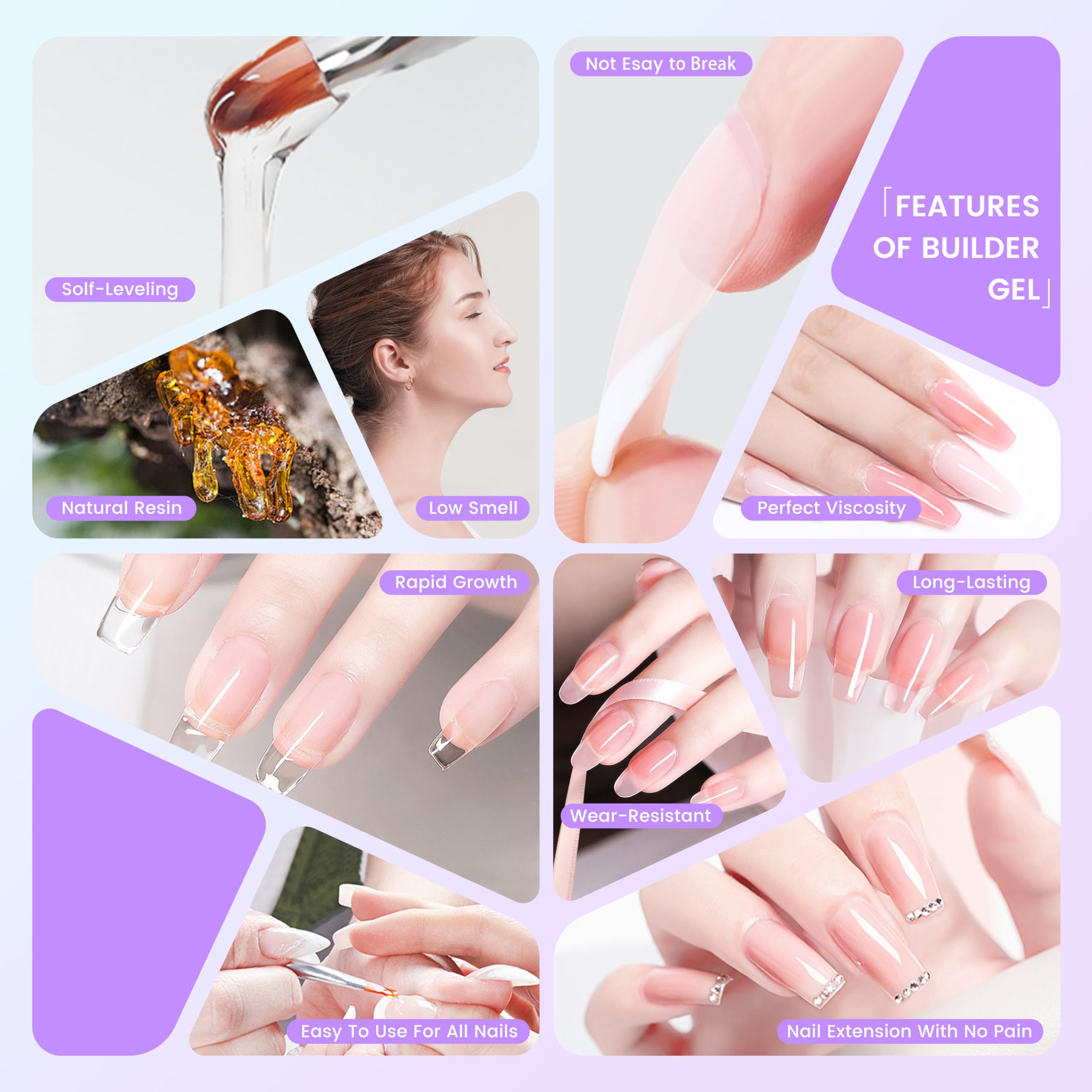 Finger Secret builder gel cures under UV and LED lamps.