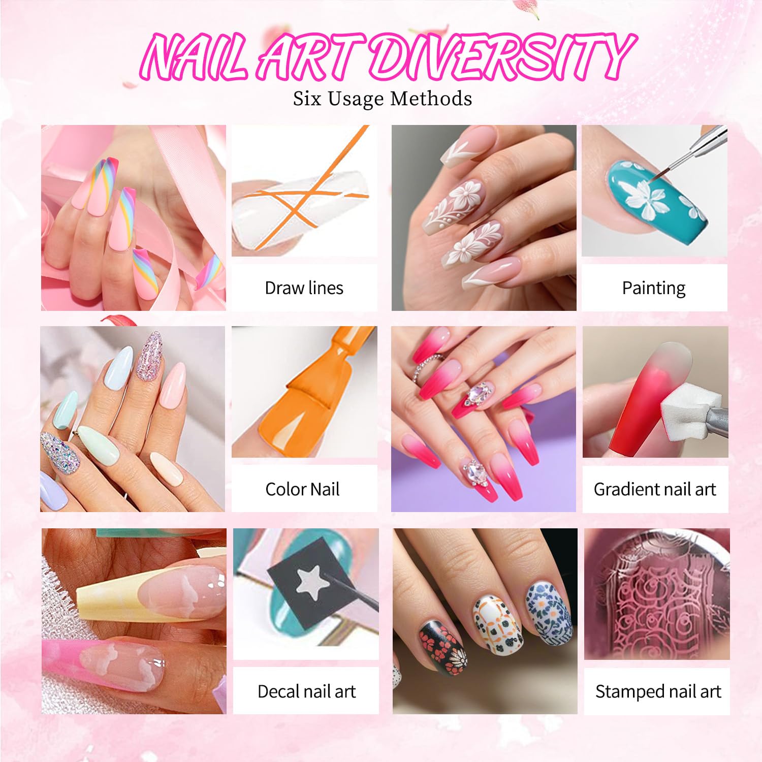 Finger Secret nail art ideas showcase for salon-quality results at home.