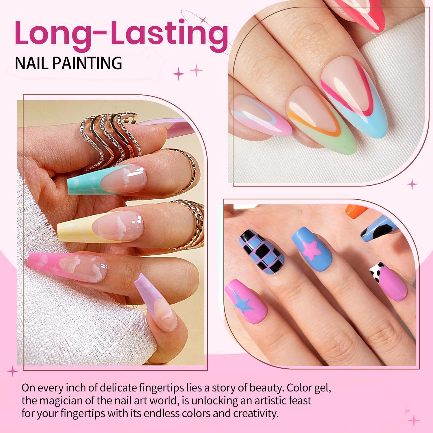 Finger Secret upgraded color gel delivers even coverage