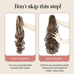 Finler natural-look synthetic hair with low shine blends seamlessly with hair.