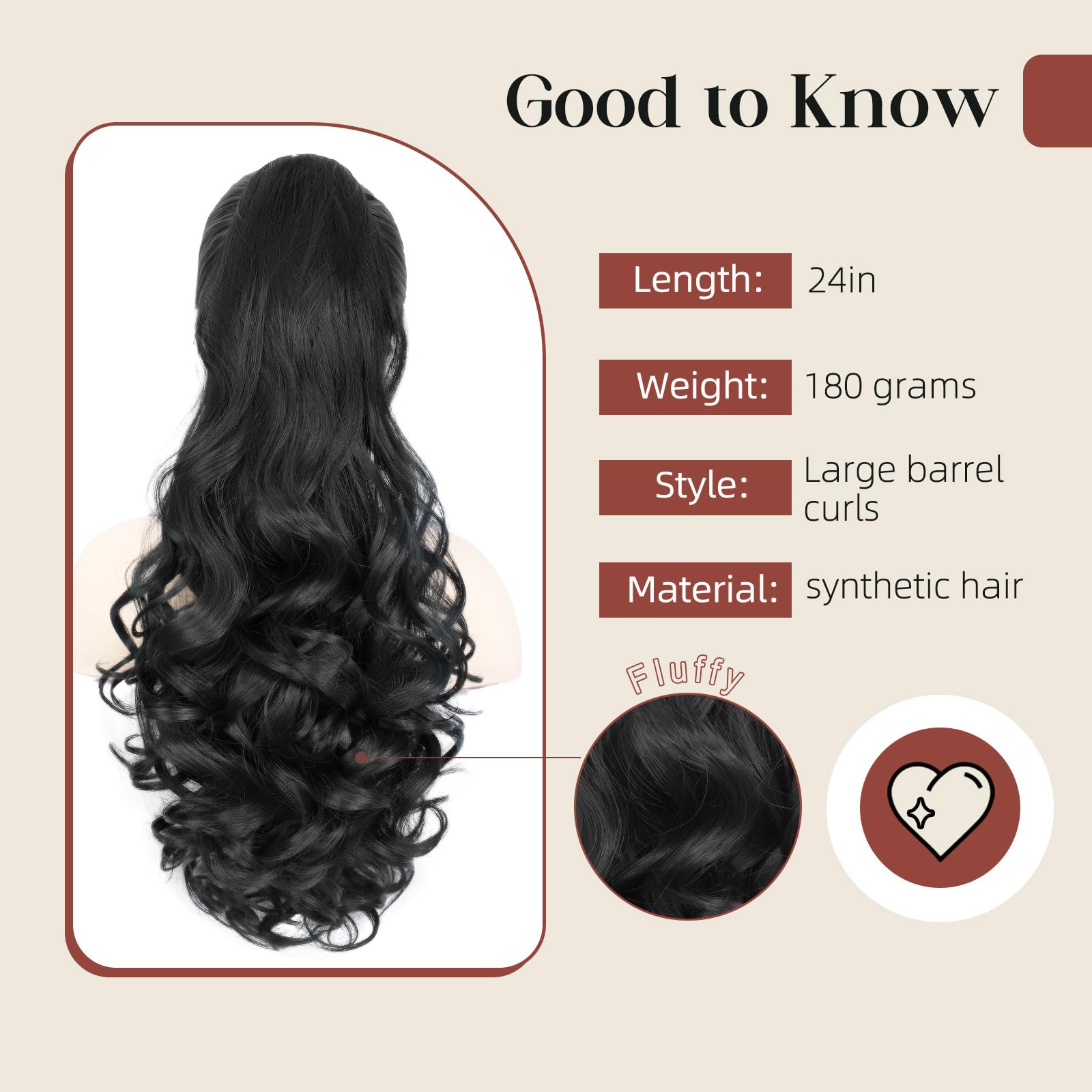 Finler TikTok cosplay party ponytail adds quick styling for events.