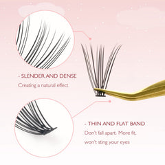 FinyDreamy 0.07mm thickness lightweight lash option