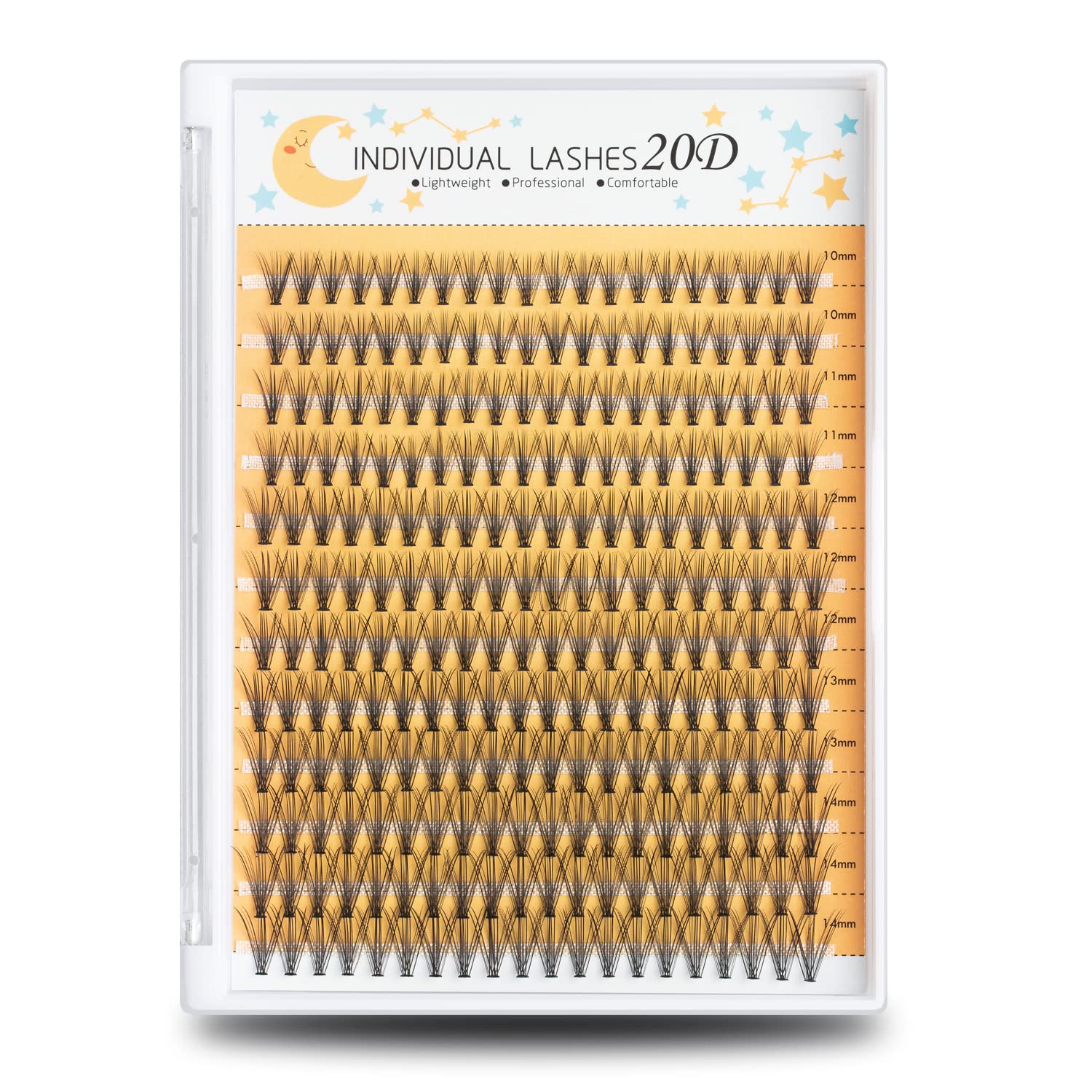 FinyDreamy 240pcs individual lash extensions pack for natural-looking enhancement.