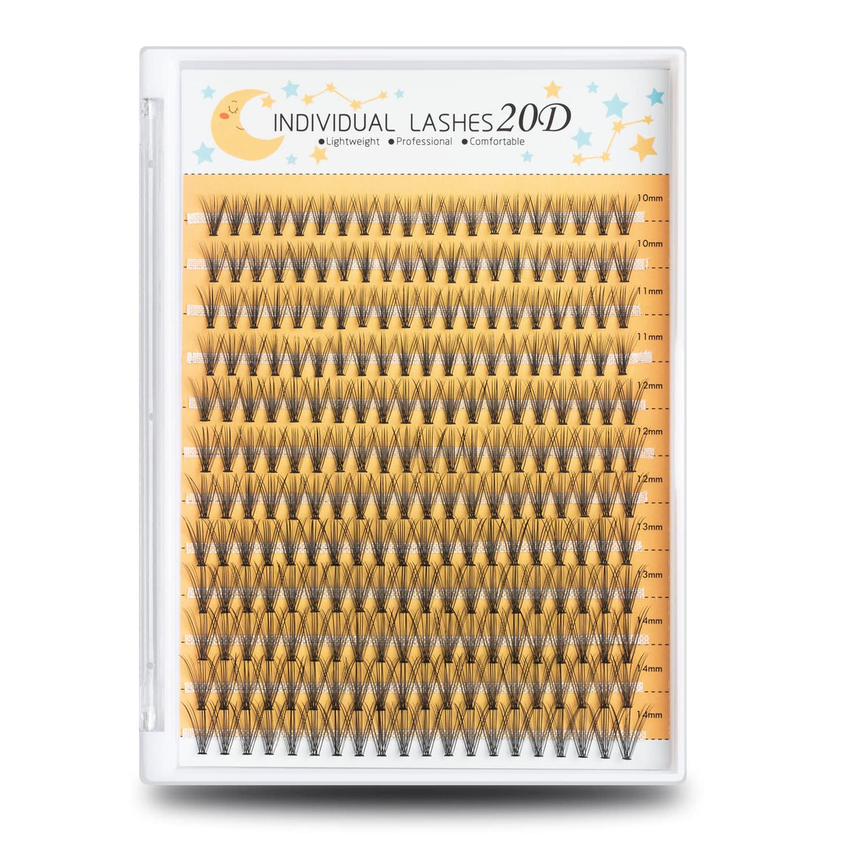 FinyDreamy 240pcs individual lash extensions pack for natural-looking enhancement.