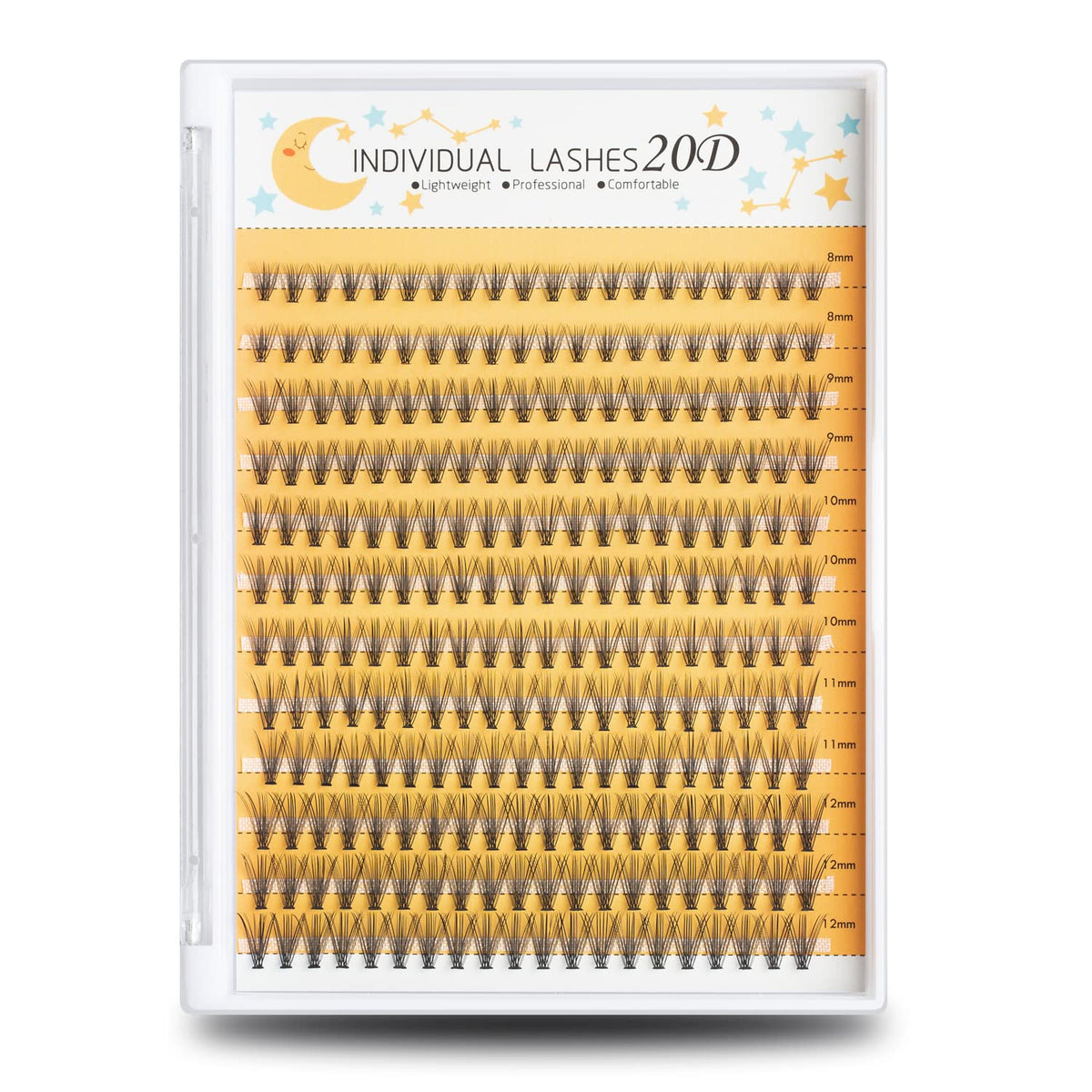 FinyDreamy 240pcs individual lashes pack for precise salon-style application.