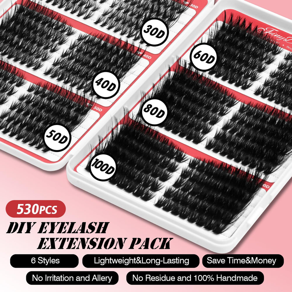 FinyDreamy lash tweezers for precise cluster placement.