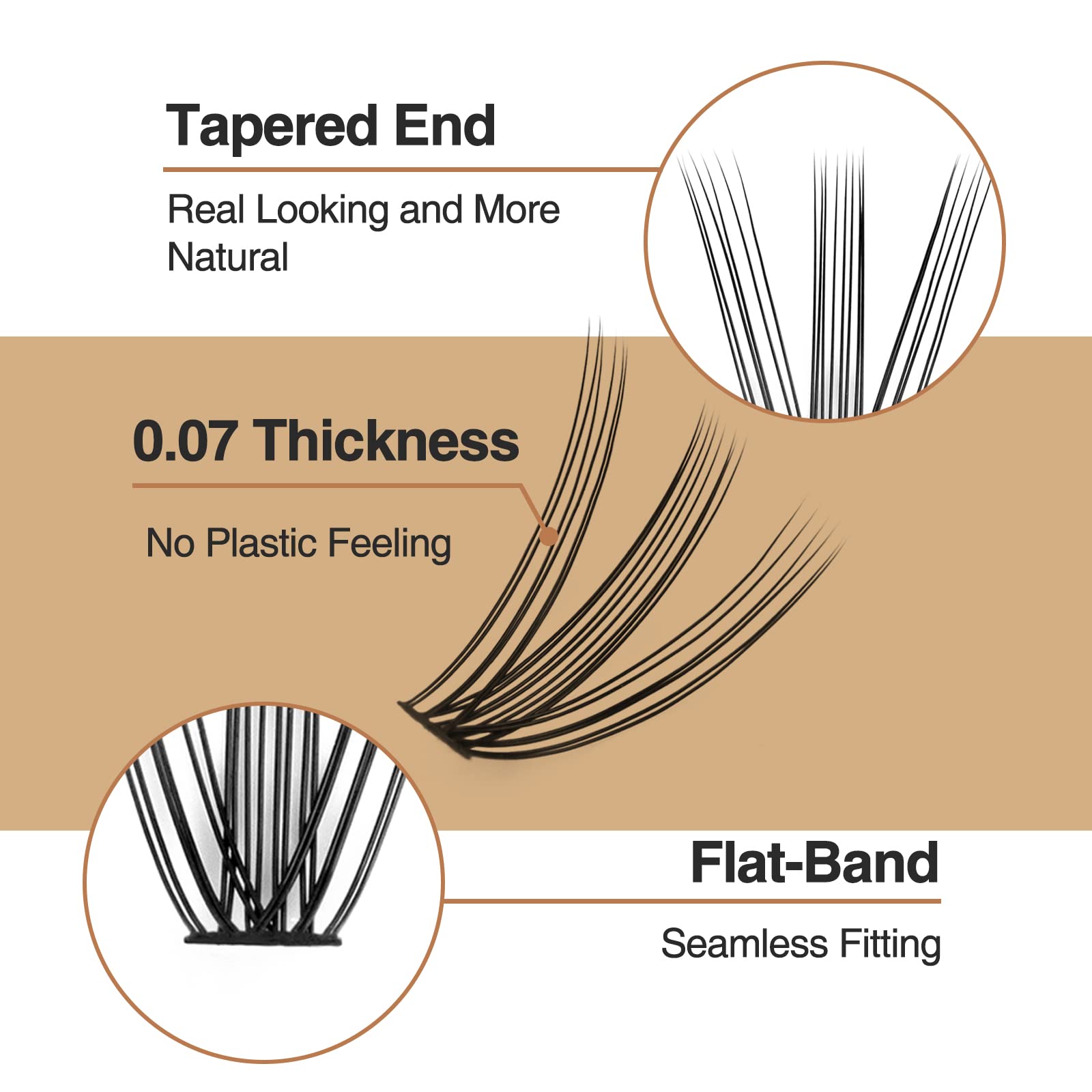 FinyDreamy individual clusters closely resemble natural lashes when applied with care.