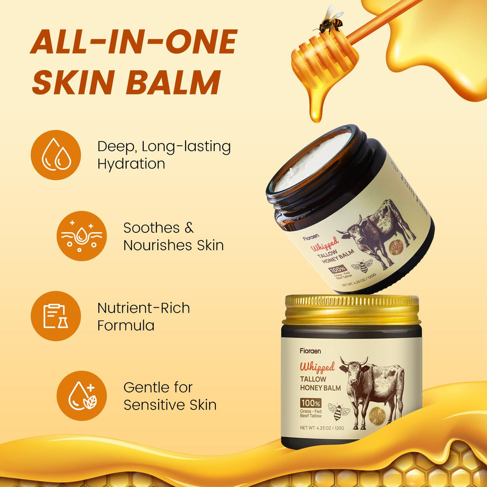 Close-up of Fioraen balm label highlighting the unscented formula.