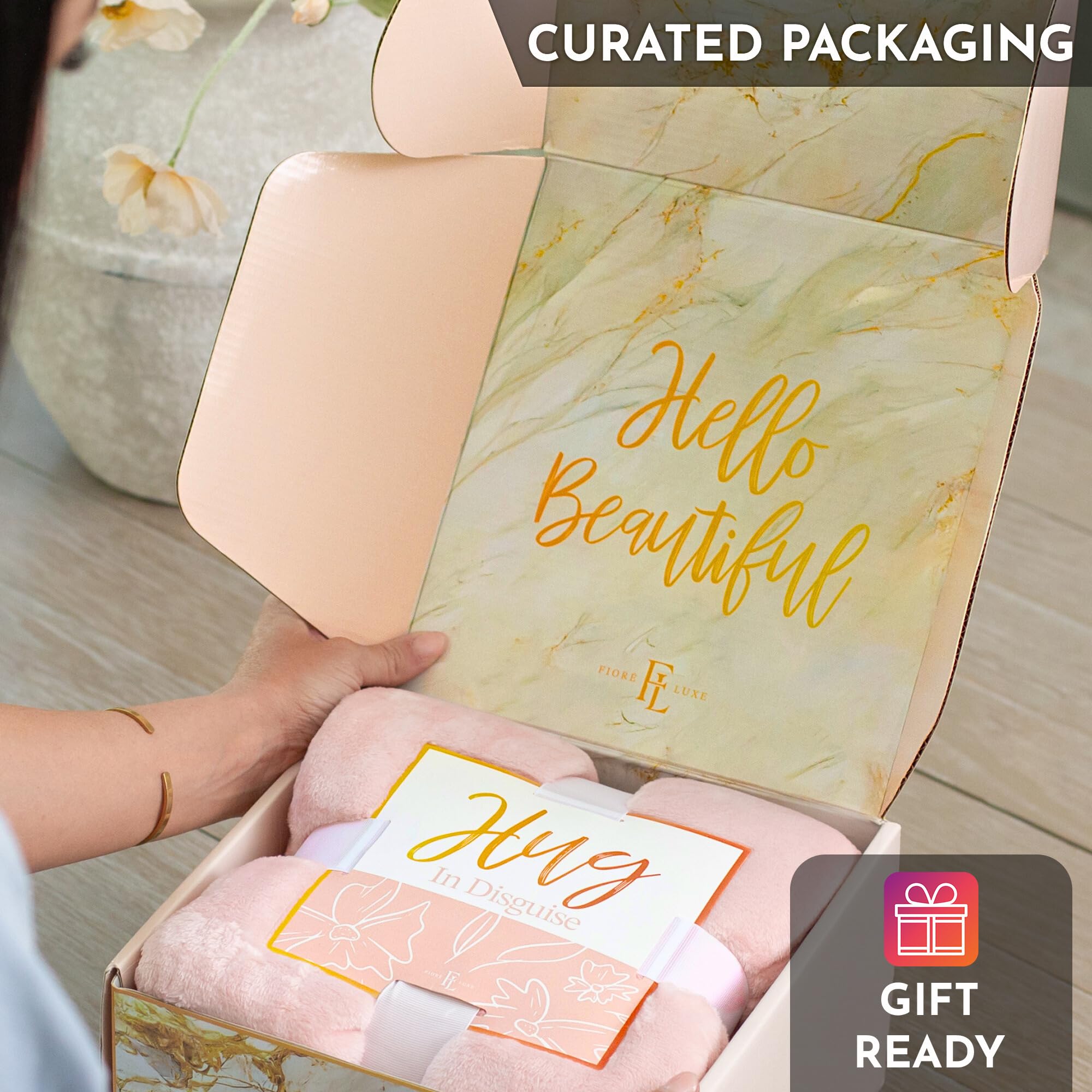 Fiore Luxe vegan-leather makeup bag spacious and stylish