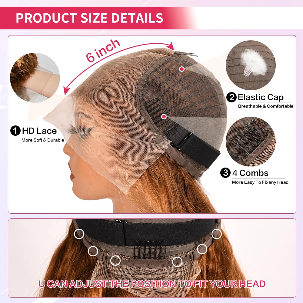 Fironiix 4/27 highlight ombre wig adds natural-looking dimension.