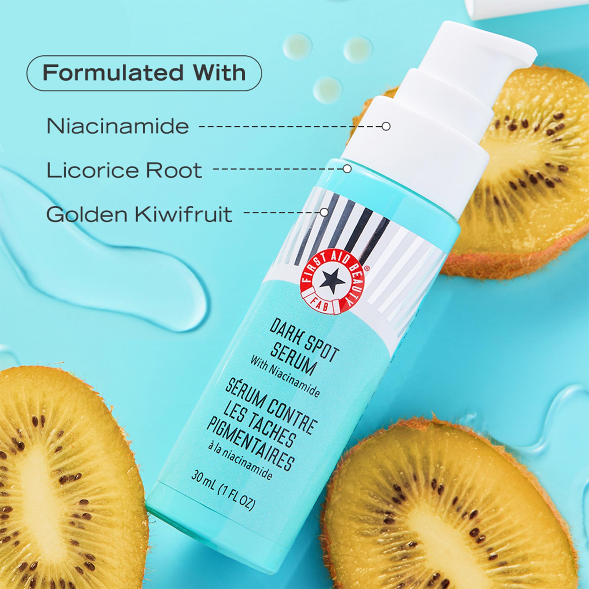 First Aid Beauty cruelty-free vegan label signals ethical skincare choice.