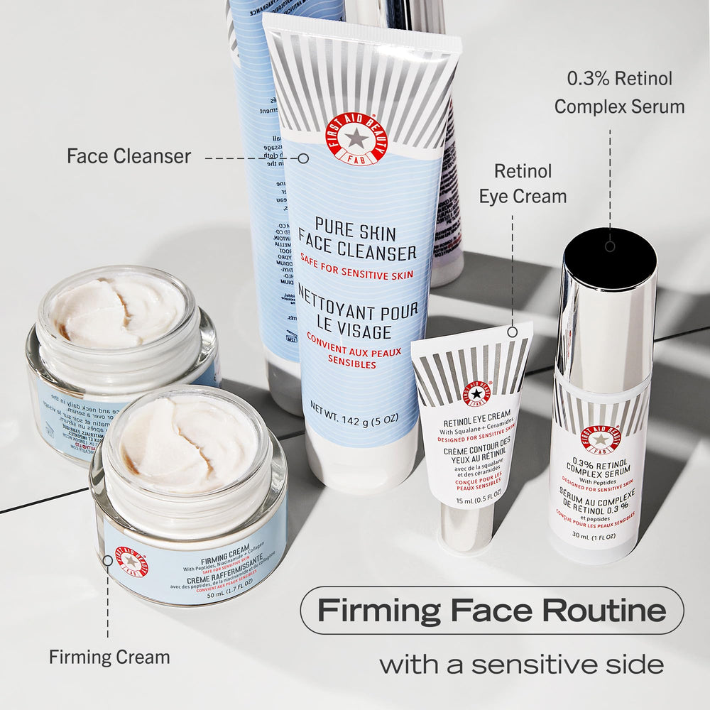 Retinol Eye Cream tube with cap pictured in a clean product shot.