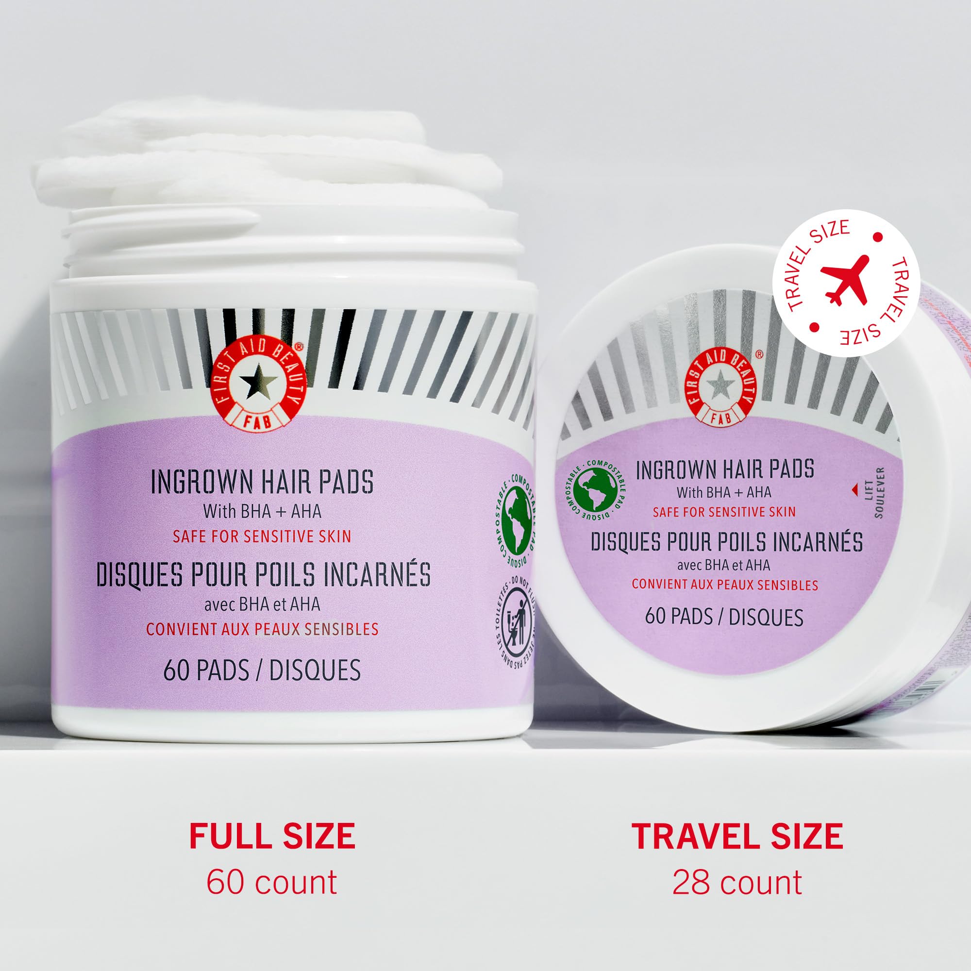 First Aid Beauty glycolic and salicylic acids closeup