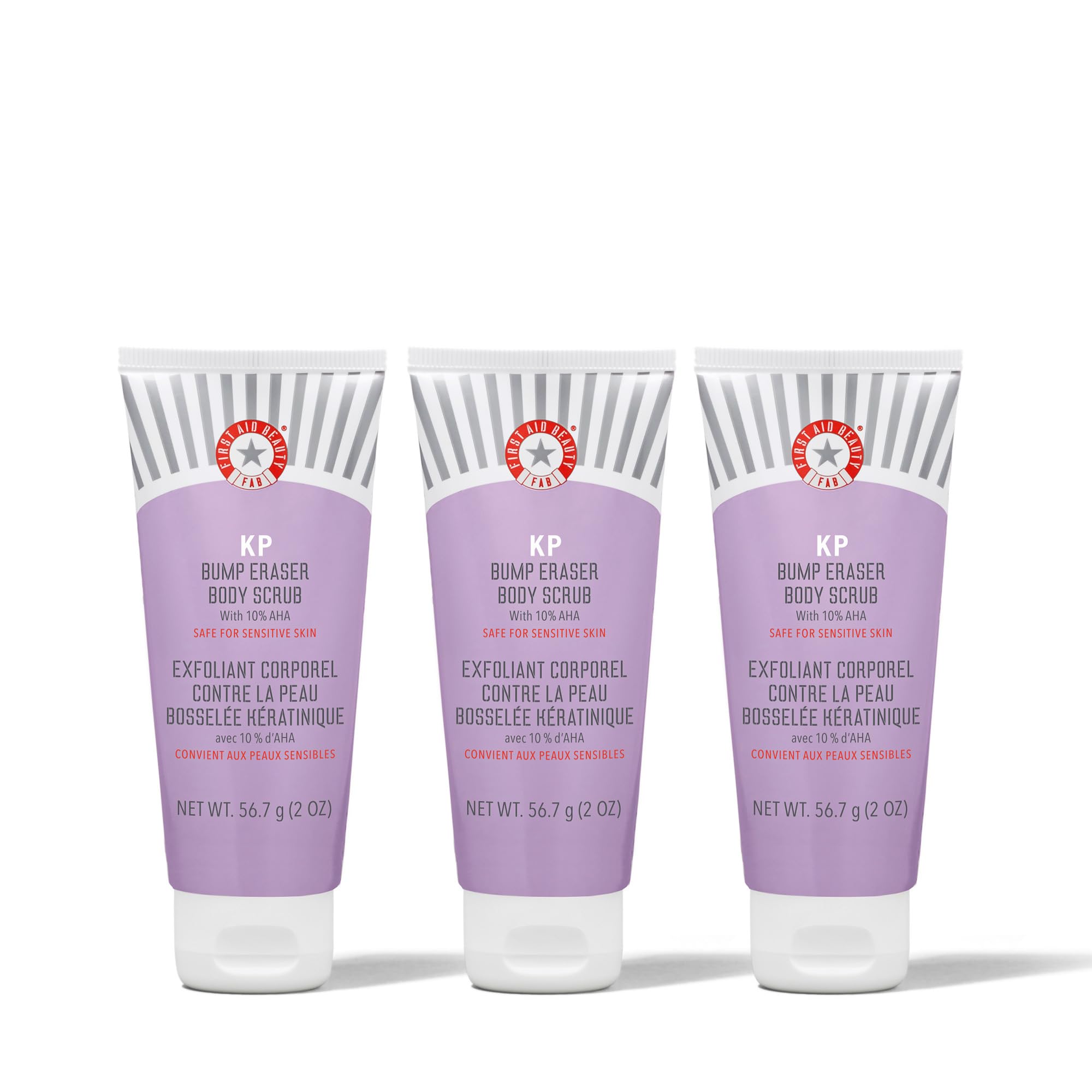 First Aid Beauty KP Bump Eraser packaging front signaling smoother skin
