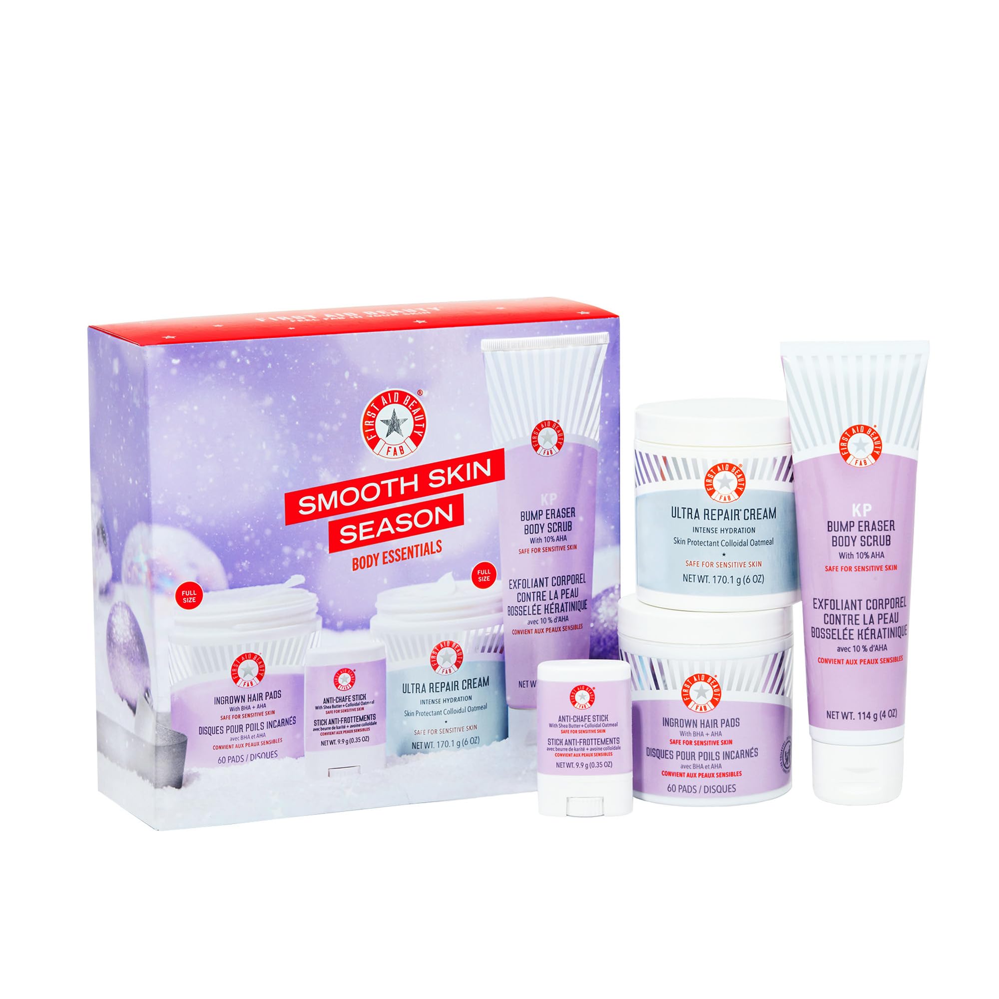 First Aid Beauty KP Bump Eraser Scrub for smoother, more even skin.
