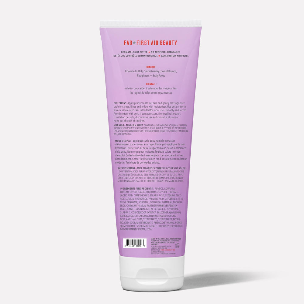 First Aid Beauty KP Bump Eraser packaging signals sensitive skin compatibility