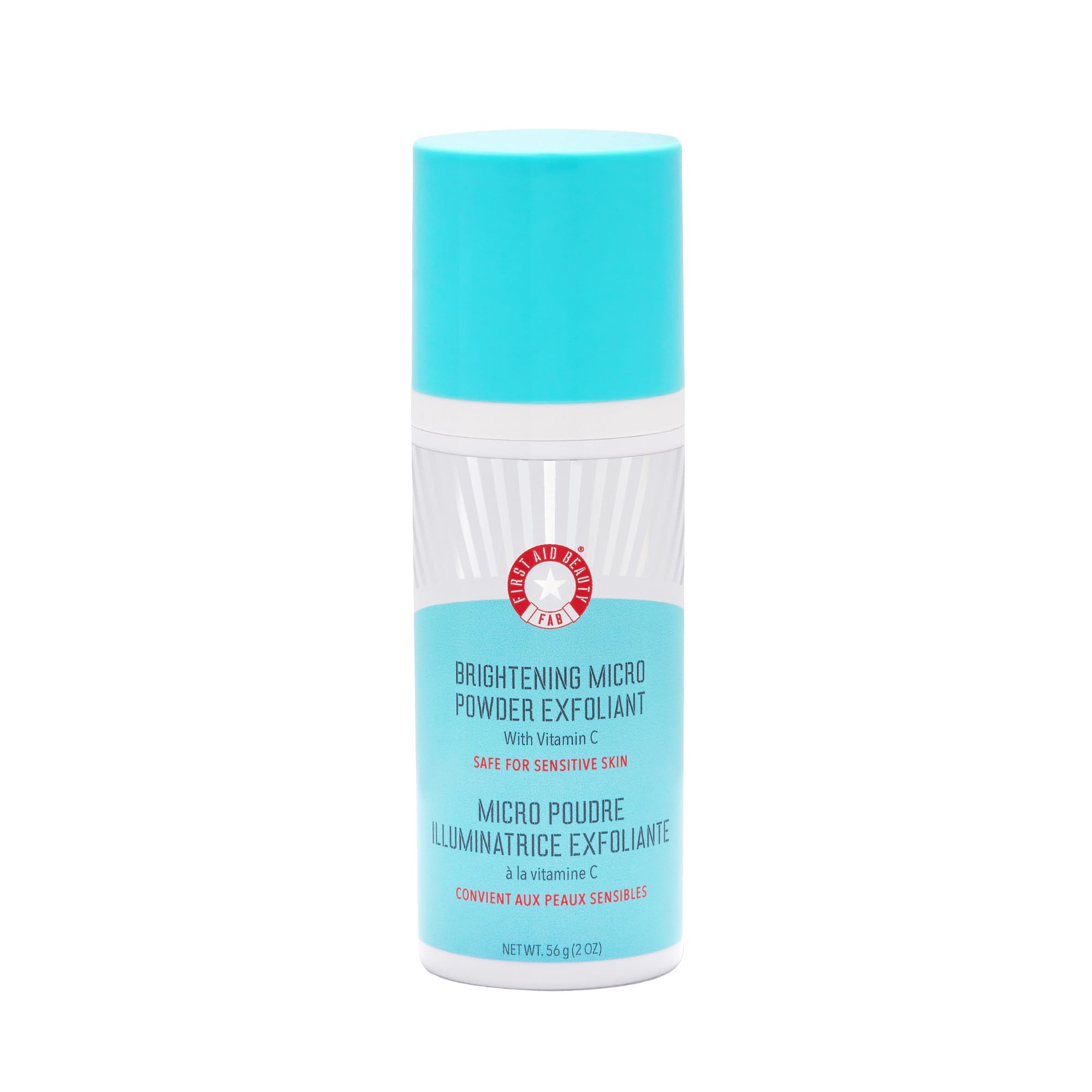 First Aid Beauty Micro Powder Exfoliant bottle ready for a gentle facial polish.