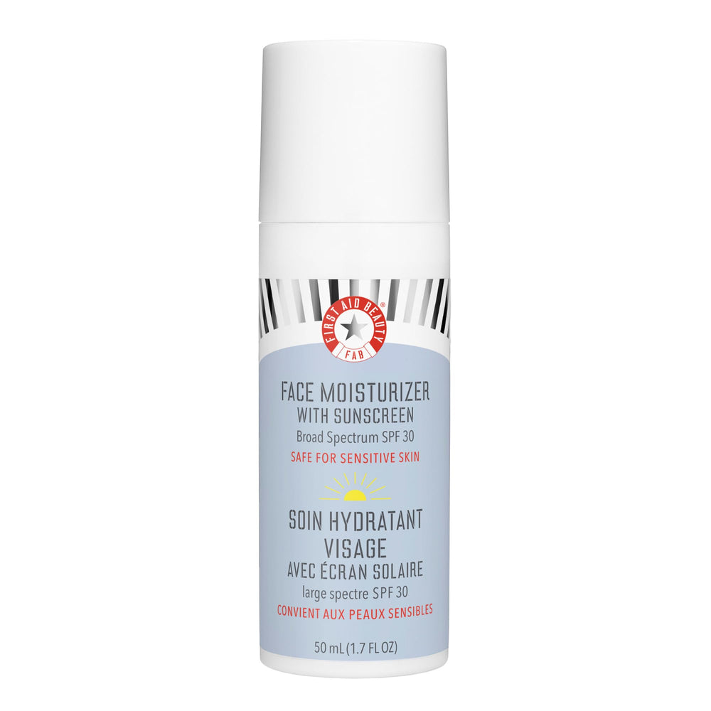 First Aid Beauty Ultra Repair SPF 30 bottle front view for daily hydration