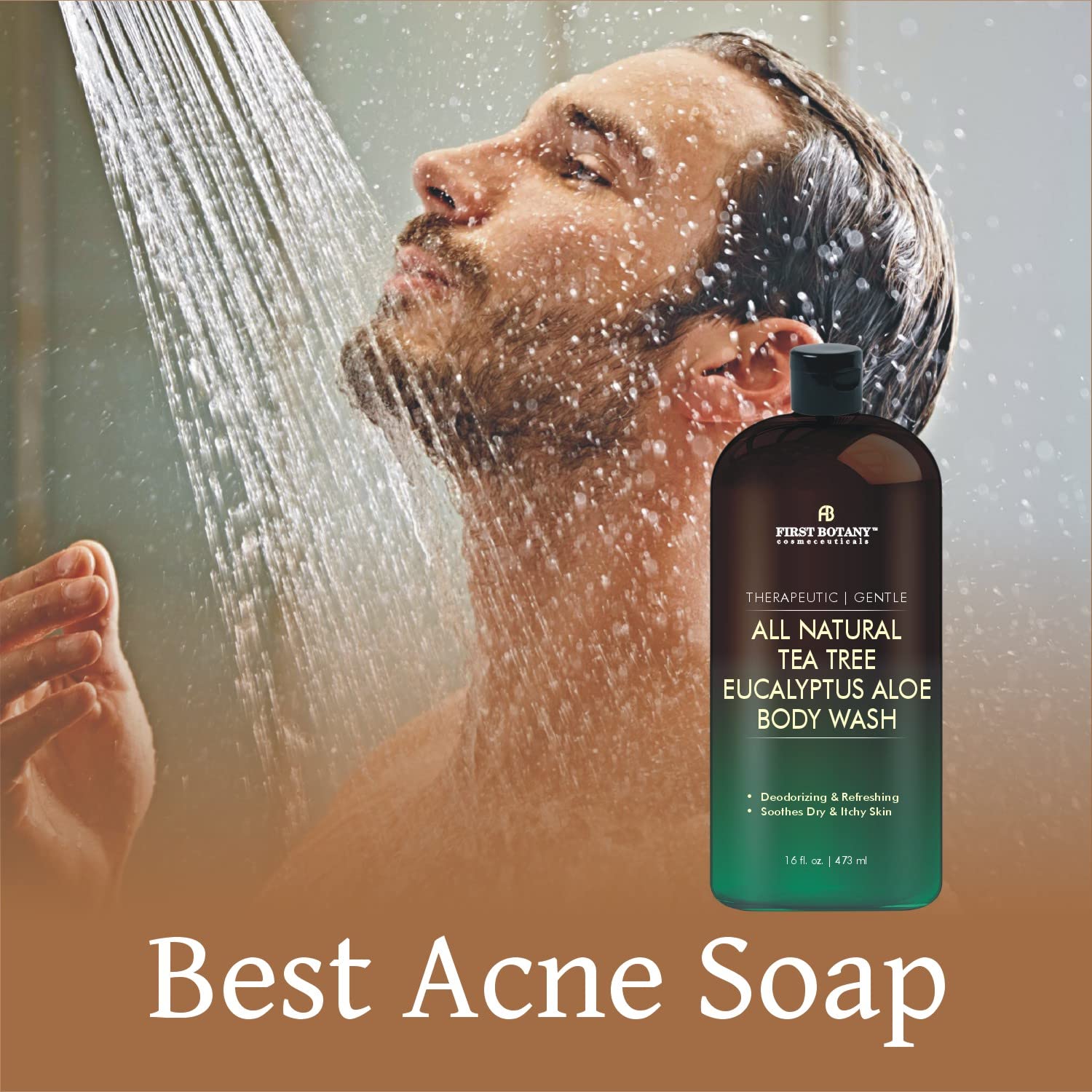 First Botany athlete-friendly shower gel suited for active gym routines.