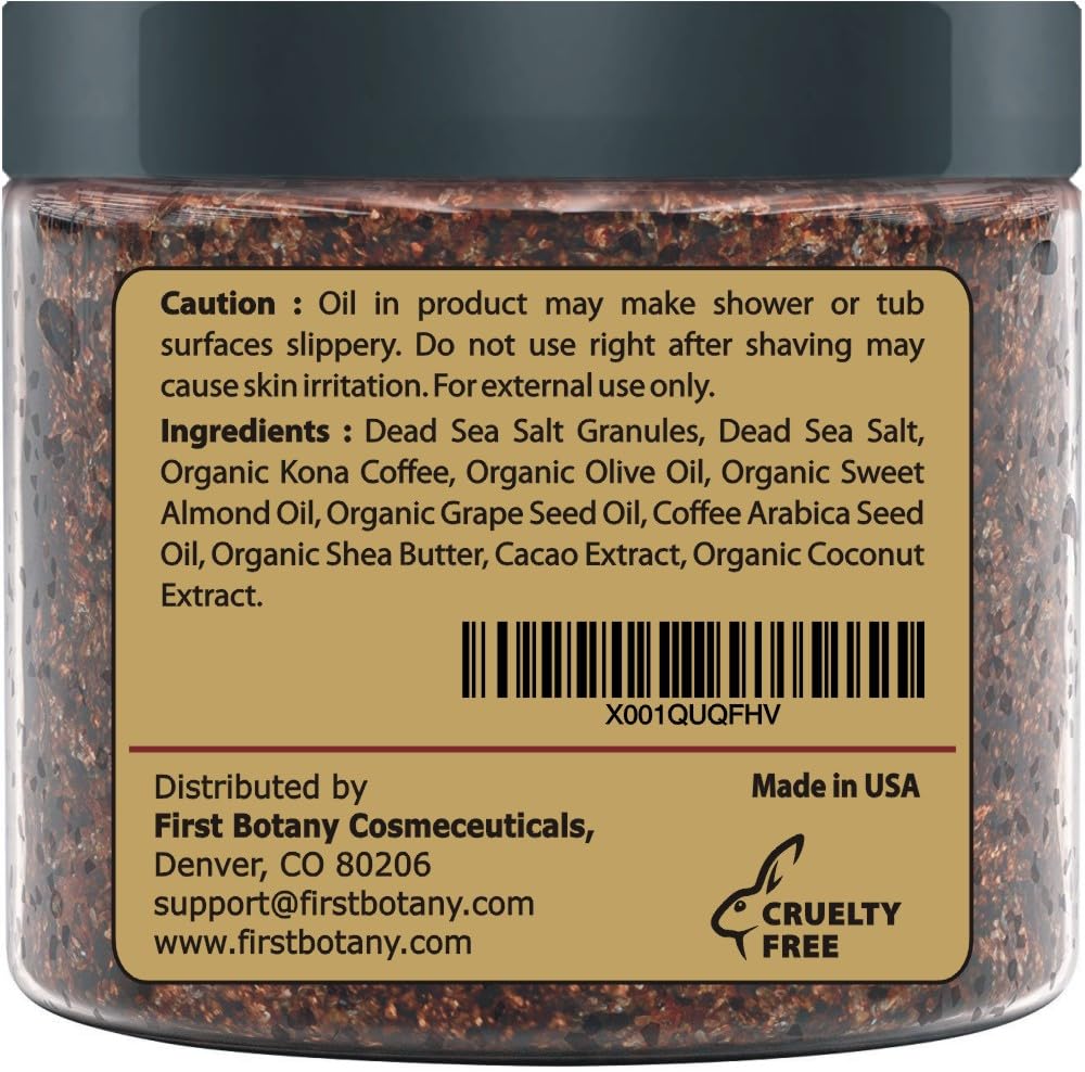First Botany Arabica Coffee Scrub spa-like home aroma