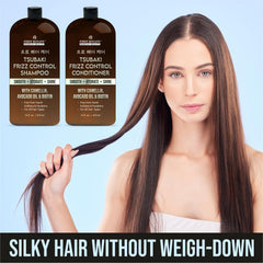 First Botany Frizz Control Set box showcases at-home salon care