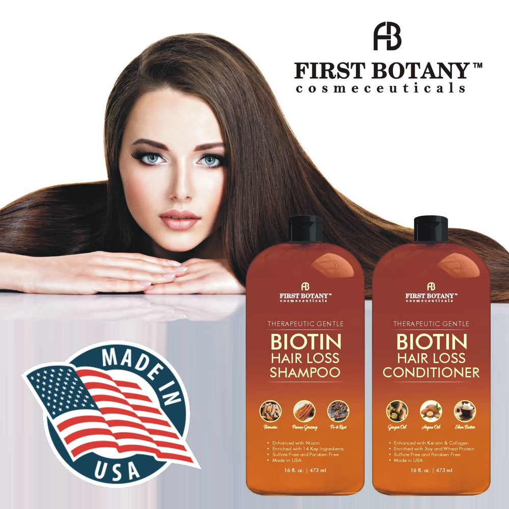 First Botany Hair Growth Conditioner Bottle for nourished strands and scalp support.