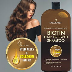 First Botany Hair Regrowth Shampoo packaging – USA-made, cruelty-free formula for trusted care.