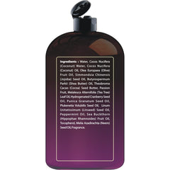 First Botany Passion Fruit Body Wash being poured for easy dispensing.